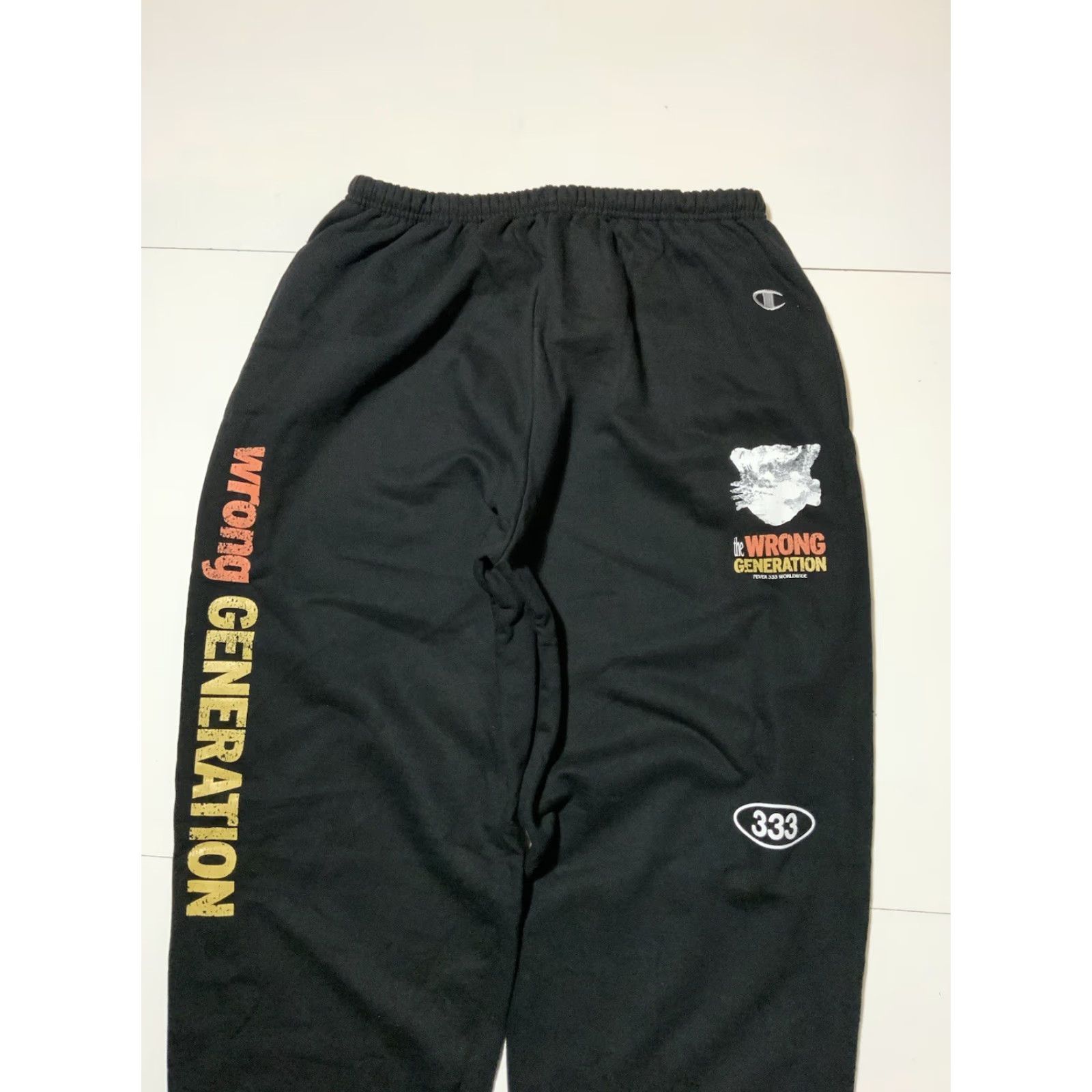 Champion Champion Sweatpants Men 2XL Black Fever 333 The Wrong Generation Hardcore Punk Rock Band Merch Size US 39 - 6 Thumbnail