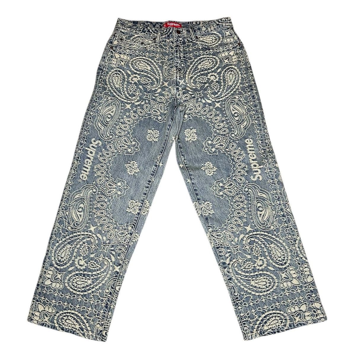 Designer × Streetwear × Supreme Supreme Bandana Jacquard Baggy 