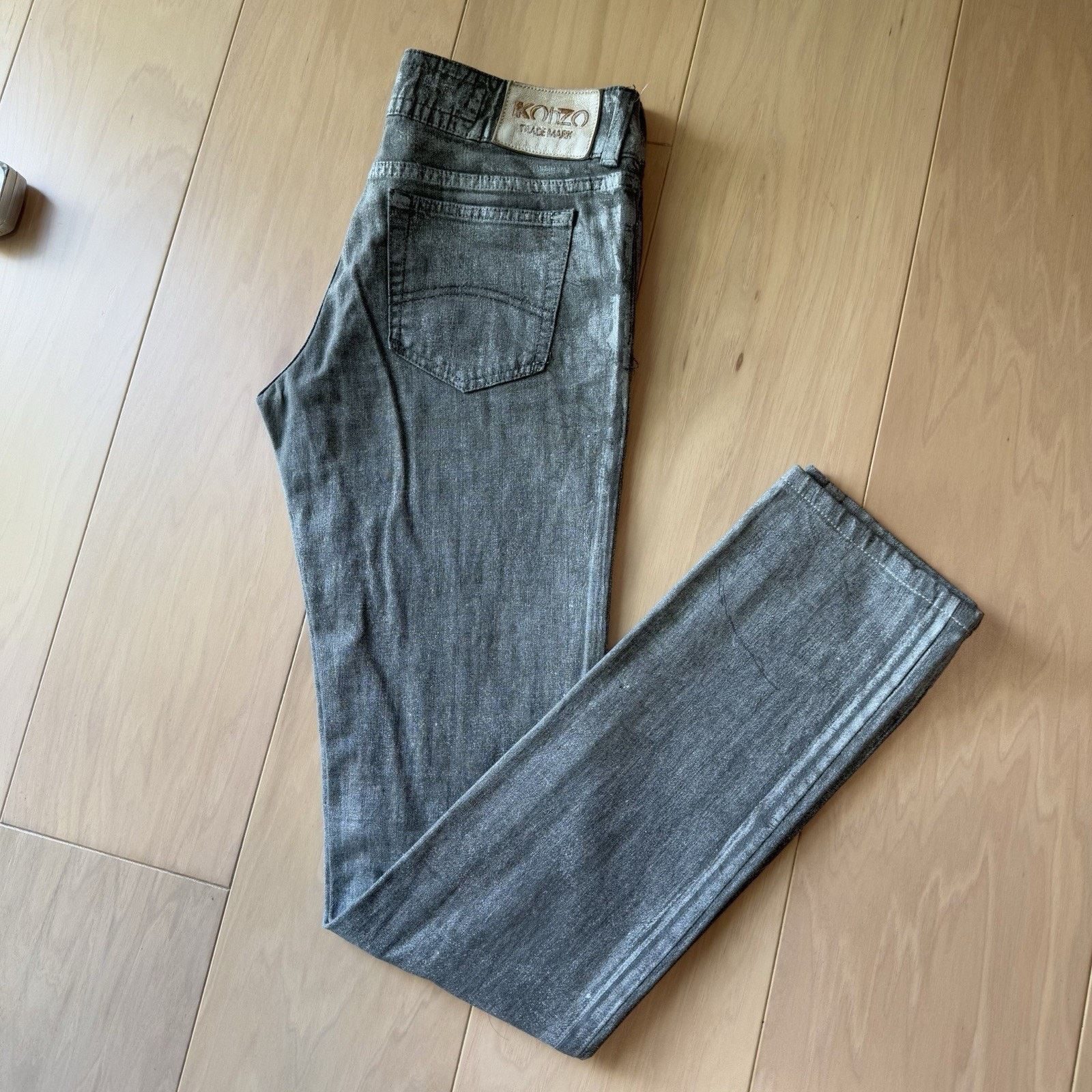 Koho KohZo Denim Series 004 Jeans 28 Gray Slim Made in Japan Size US 28 / EU 44 - 11 Thumbnail