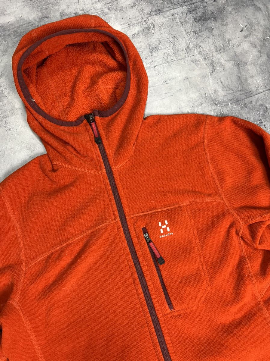 Haglofs × Vintage Haglofs Fleece Vintage Gorpcore Hoodie Zip Polartec Size US S / EU 44-46 / 1 - 2 Thumbnail