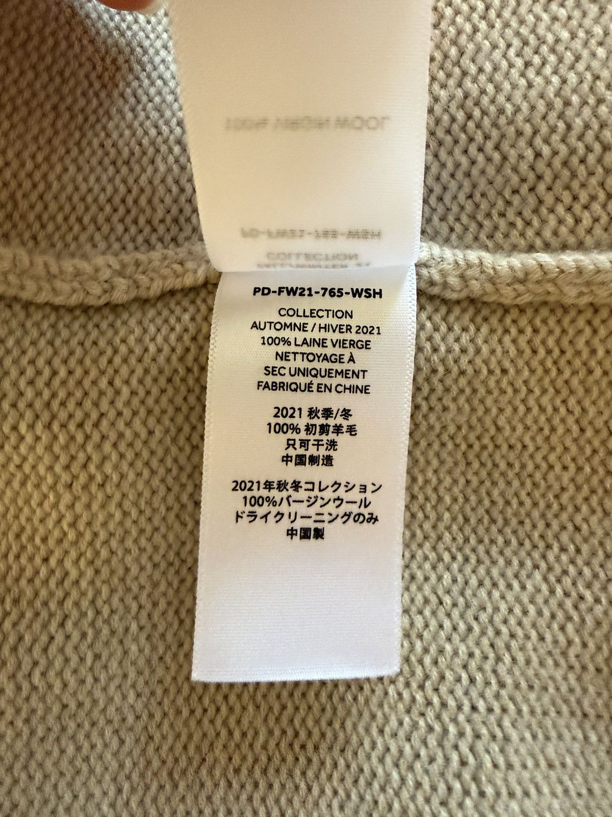 Peter Do Peter Do FW21 Beige Convertible Cape Sweater Size XS / US 0-2 / IT 36-38 - 7 Thumbnail