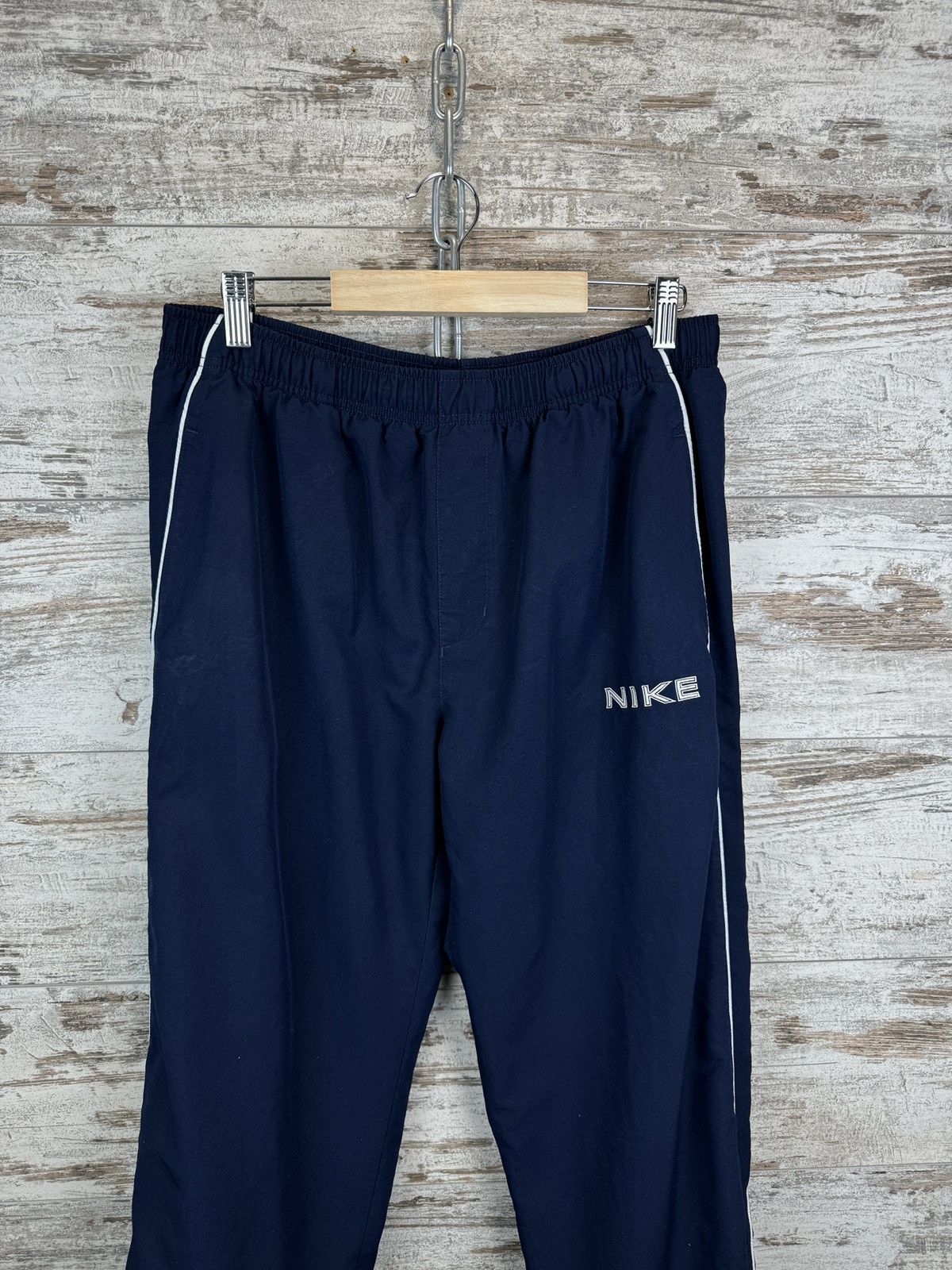 Nike Mens Vintage Nike drill pants y2k sweatpants swoosh rare Size US 34 / EU 50 - 2 Thumbnail