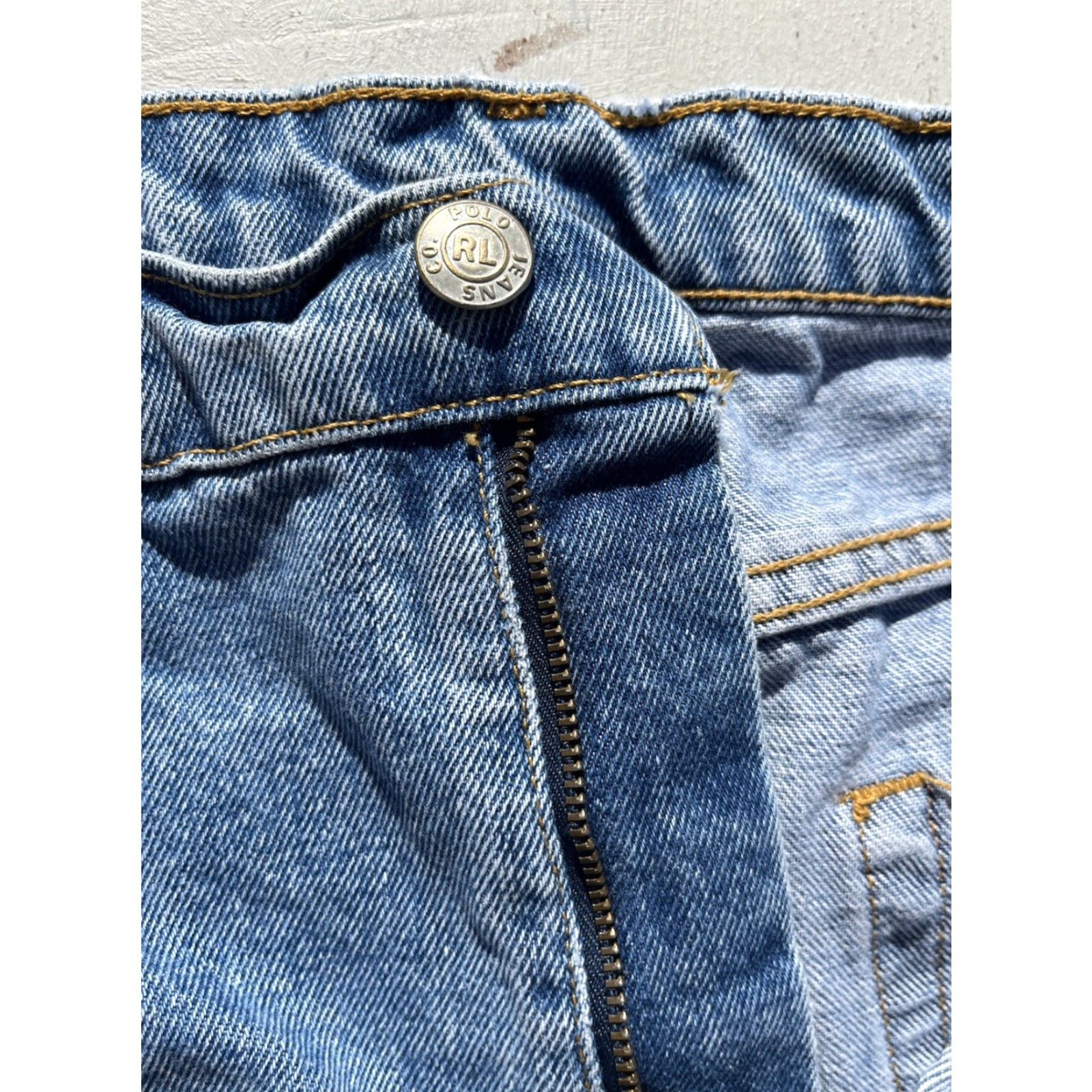 Ralph Lauren Ralph Lauren Jeans Blue Straight Leg 34x32 Zip Logo Icon 50s James Dean Mens Size US 34 / EU 50 - 3 Thumbnail
