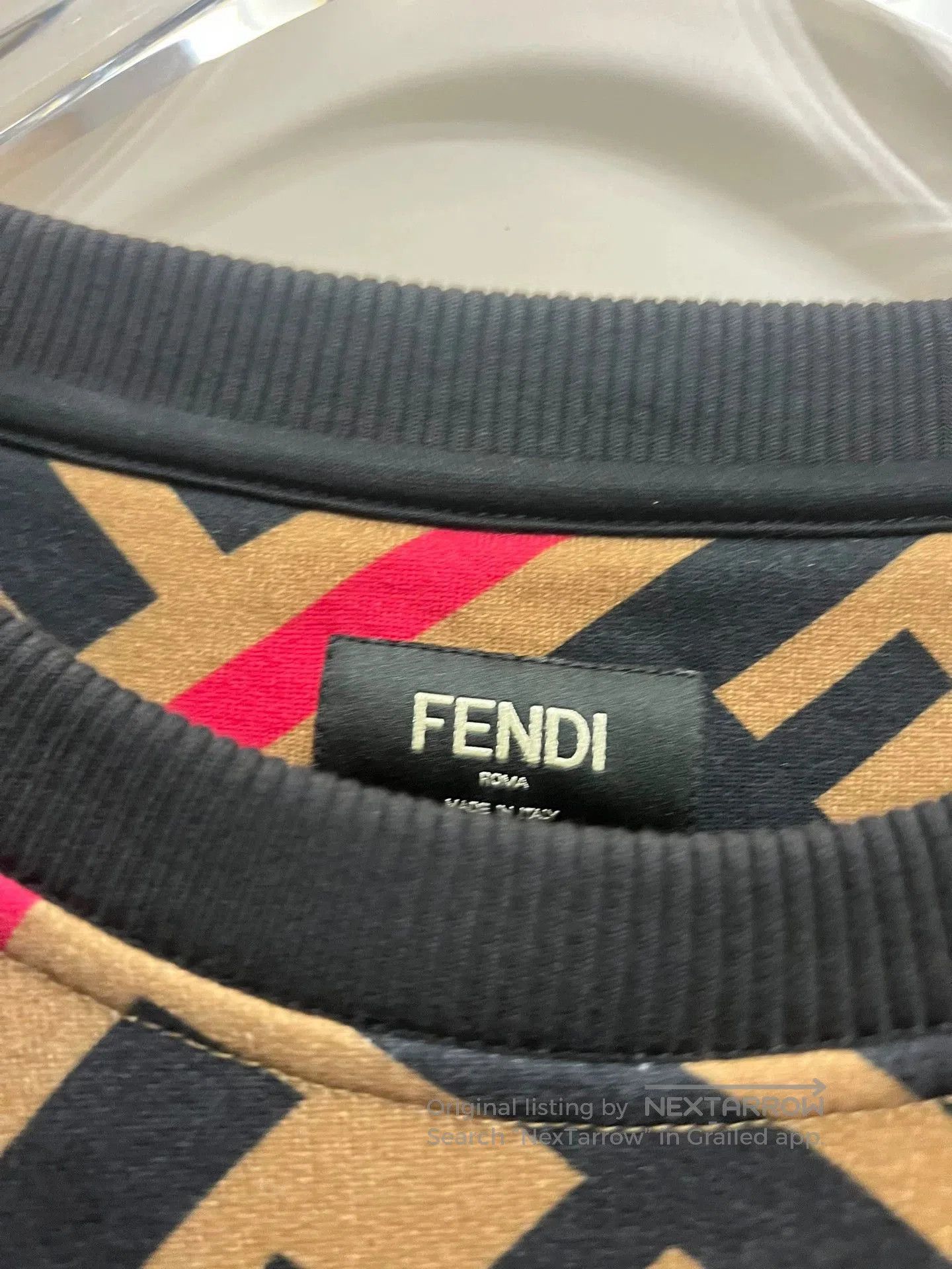 Fendi fendi printed logo sweatshirt in size m. Size US M / EU 48-50 / 2 - 2 Thumbnail