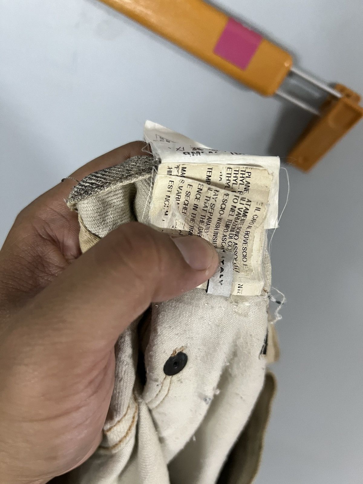 Rick Owens Drkshdw Rick owens ss 2010 cream gravel waxed jeans Size US 32 / EU 48 - 13 Thumbnail
