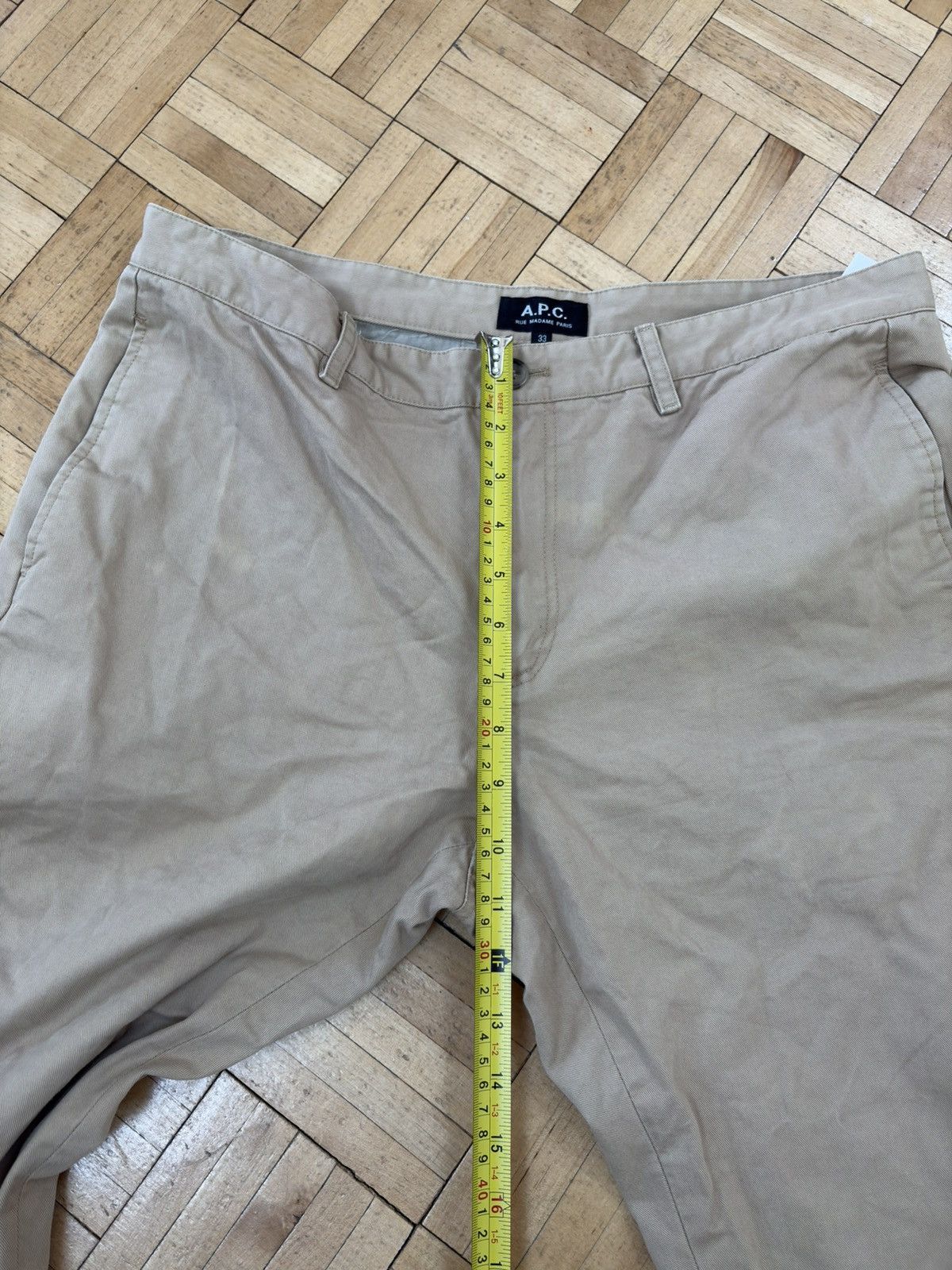 A.P.C. A.P.C Paris Plain Chino Basic Old Money Quiet Luxury Size US 33 - 8 Thumbnail