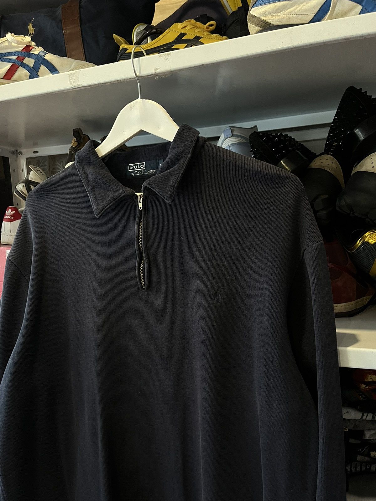 Polo Ralph Lauren Vintage Polo Ralph Lauren Distressed Sweatshirt Y2K Rare Size US L / EU 52-54 / 3 - 3 Thumbnail