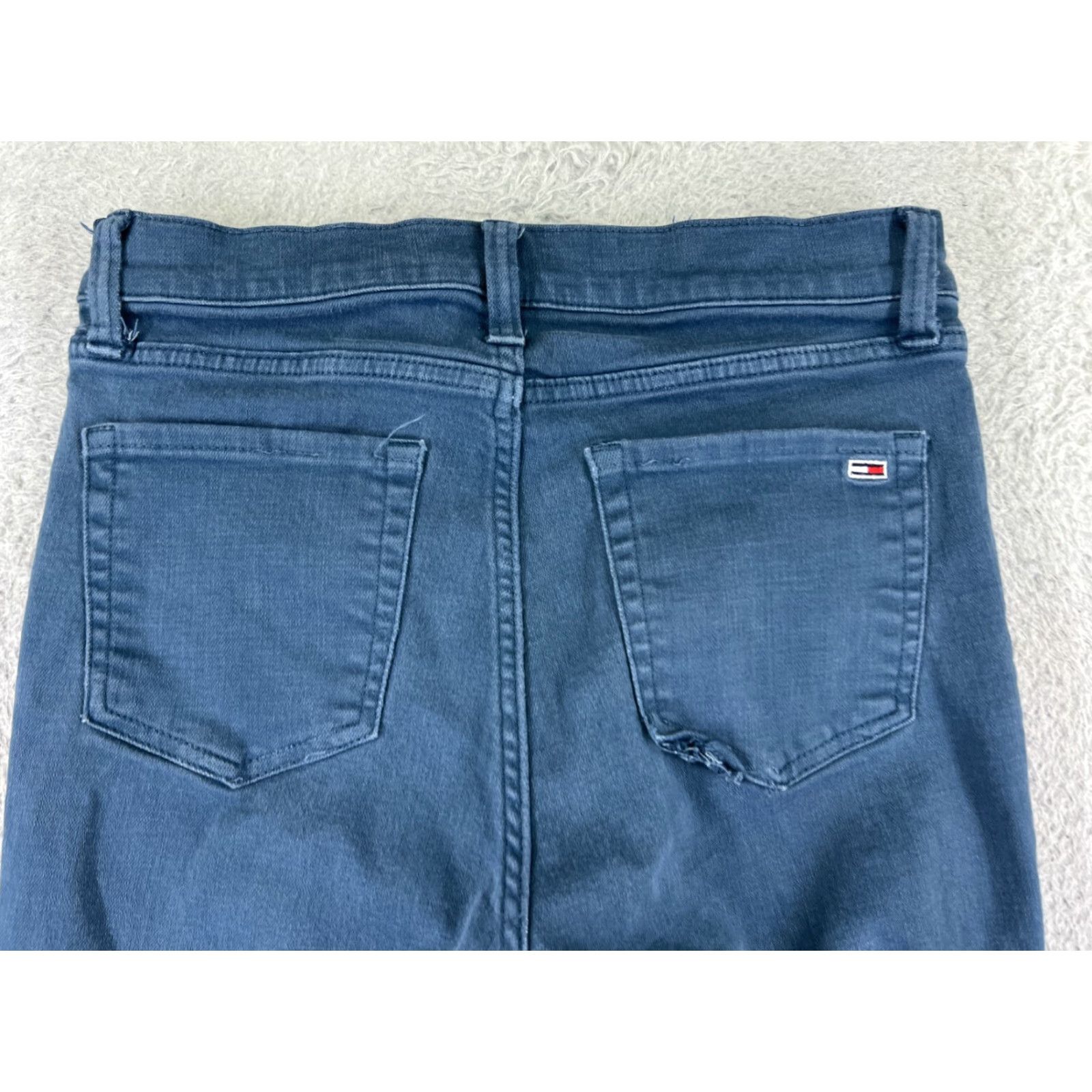 Tommy Hilfiger Tommy Hilfiger Women's Skinny Jeans Size 4 Blue Denim Mid Rise Comfort Stretch Size 27" / US 4 / IT 40 - 2 Thumbnail
