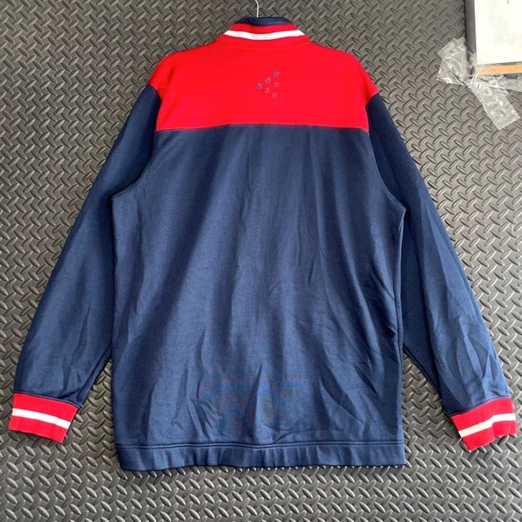 Nike VINTAGE Nike Track Jacket Men’s XXL Red Navy Blue Full Zip Athletic Basketball Jacket Big & Tall 2XLT Size US XXL / EU 58 / 5 - 2 Thumbnail