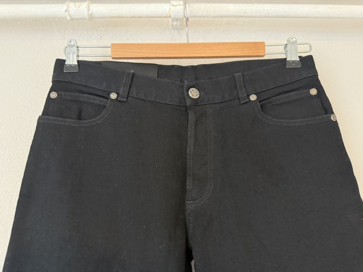 Balmain Balmain Black Distressed Studded Slim Jeans Size 31 Size US 31 - 2 Thumbnail