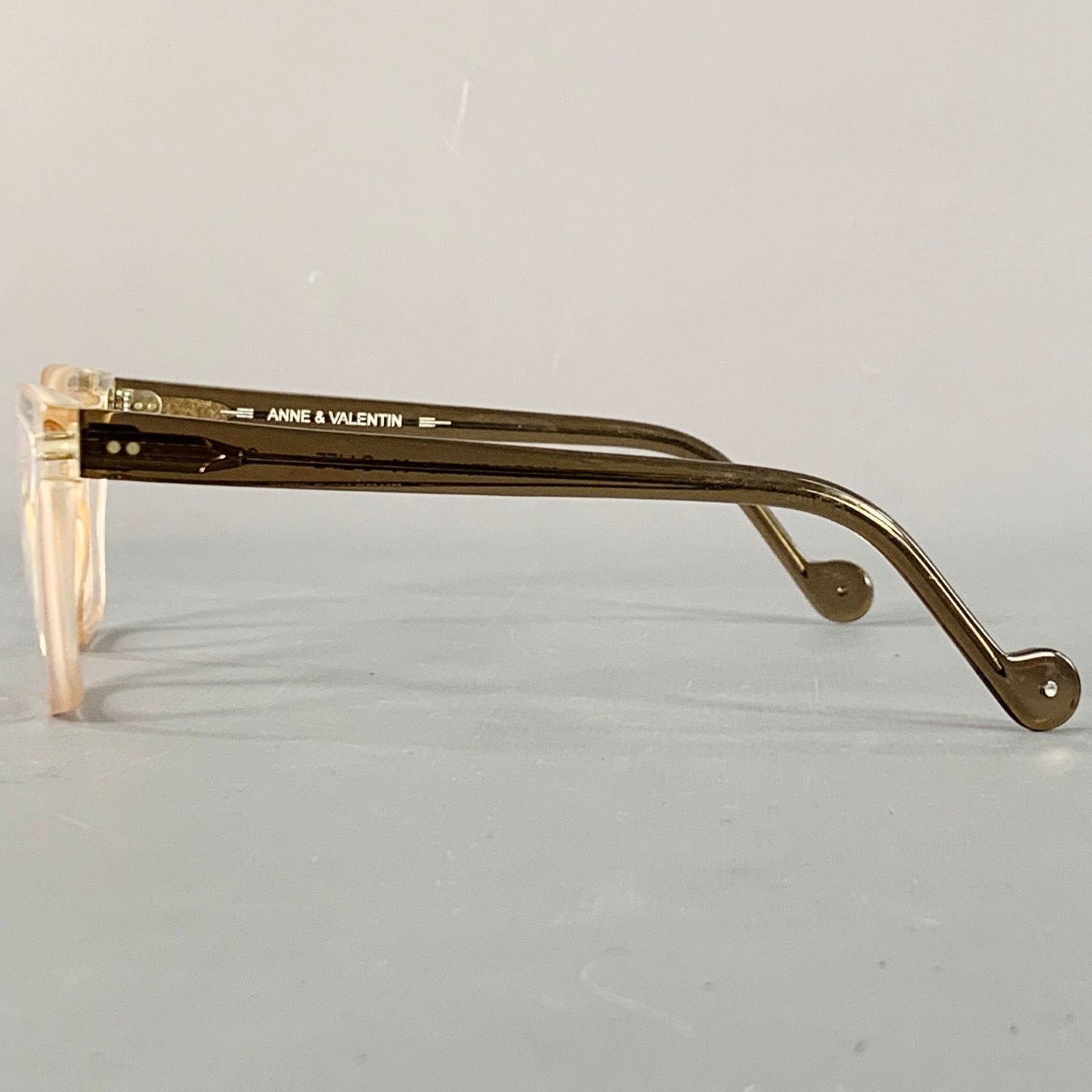 Anne & Valentin O Life Brown Clear Two Tone Acetate Frames Eyewear Size ONE SIZE - 4 Thumbnail