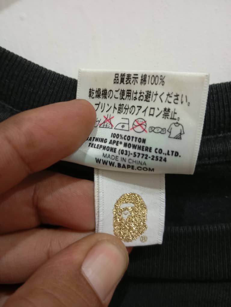 Bape Vintage Bape Tee Size US XL / EU 56 / 4 - 4 Thumbnail