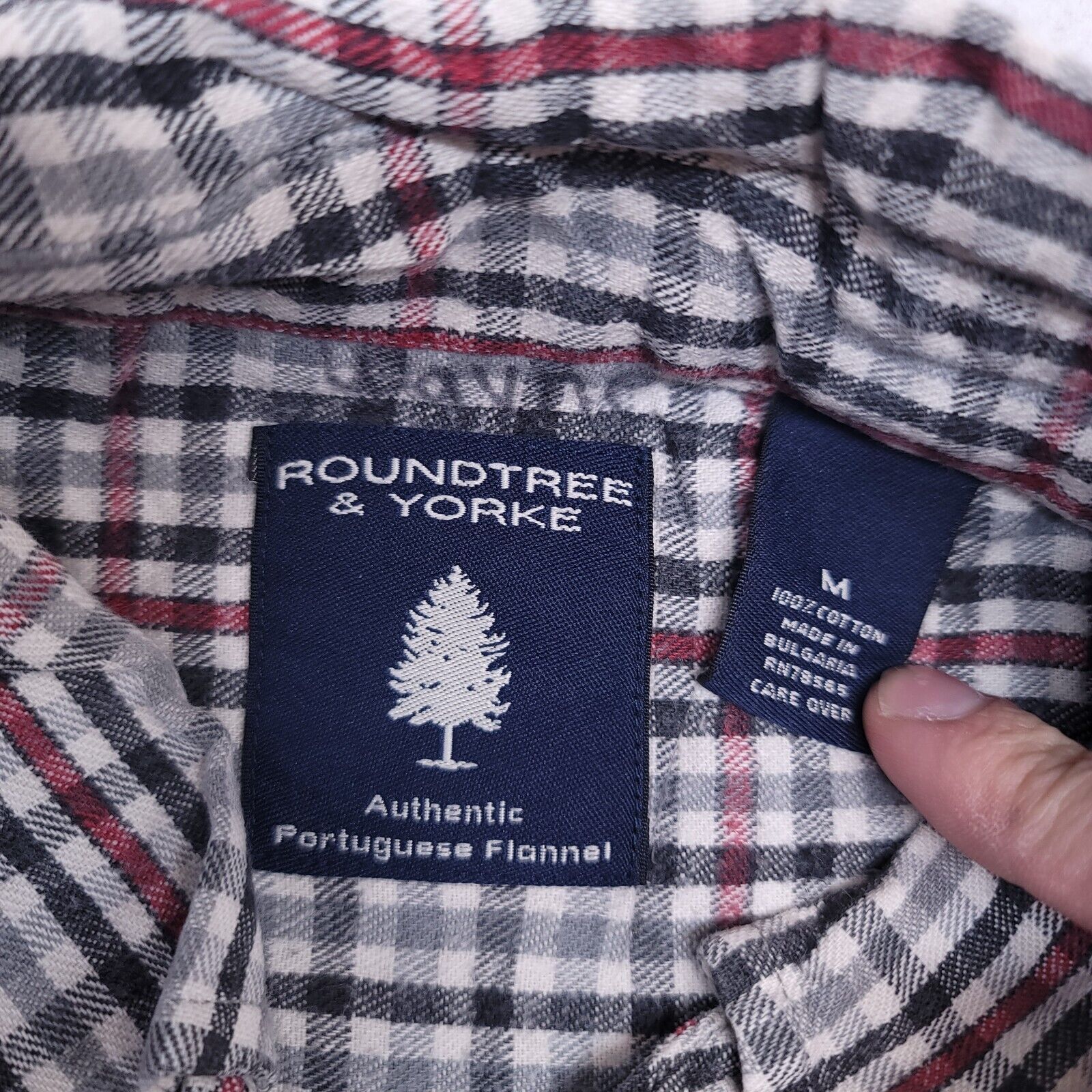 Roundtree & Yorke Roundtree & Yorke Tartan Flannel Shirt Mens Size Medium M Size US M / EU 48-50 / 2 - 3 Thumbnail