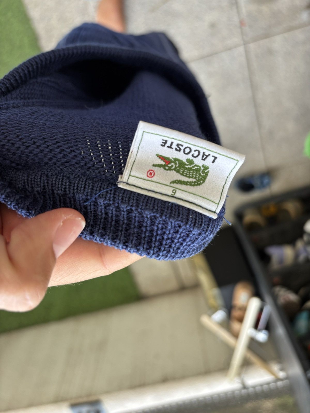Lacoste Pull Lacoste vintage laine Size US L / EU 52-54 / 3 - 4 Thumbnail