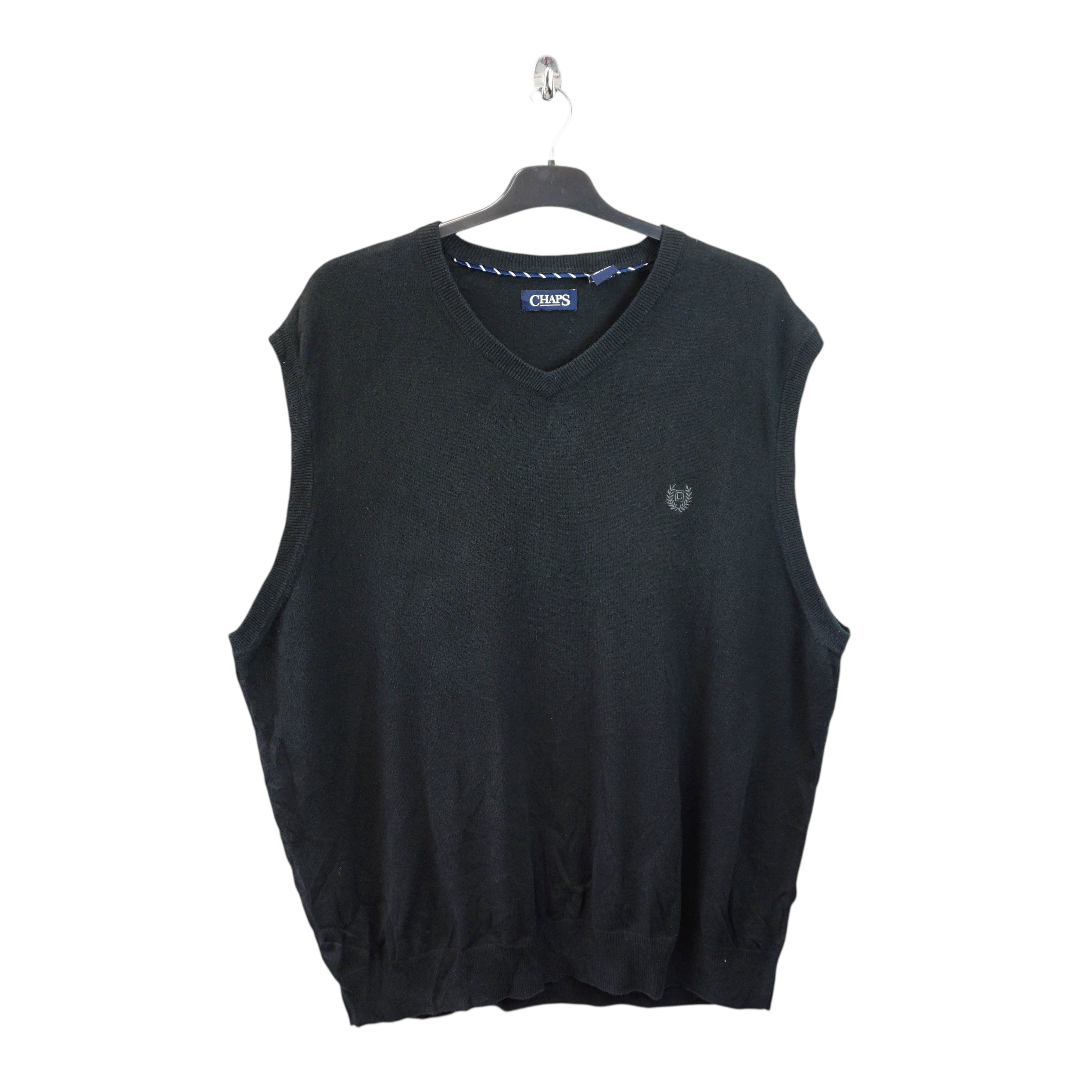 Chaps Embroidery Logo Sleeveless Sweater Size US XXL / EU 58 / 5 - 1 Thumbnail