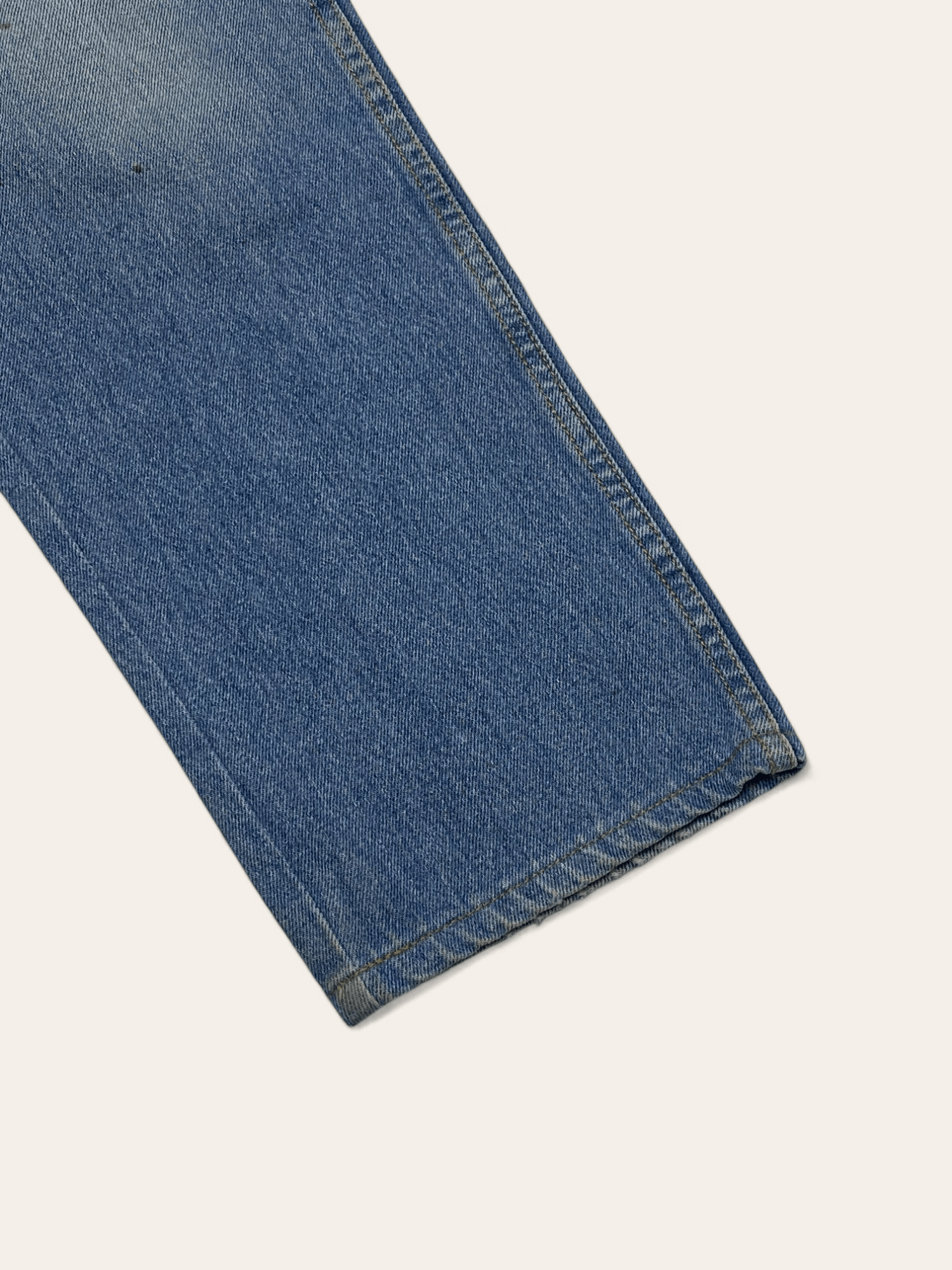 Jean Vintage WRANGLER Baggy Oversize Wide Blue Denim Jeans Size US 36 / EU 52 - 2 Thumbnail