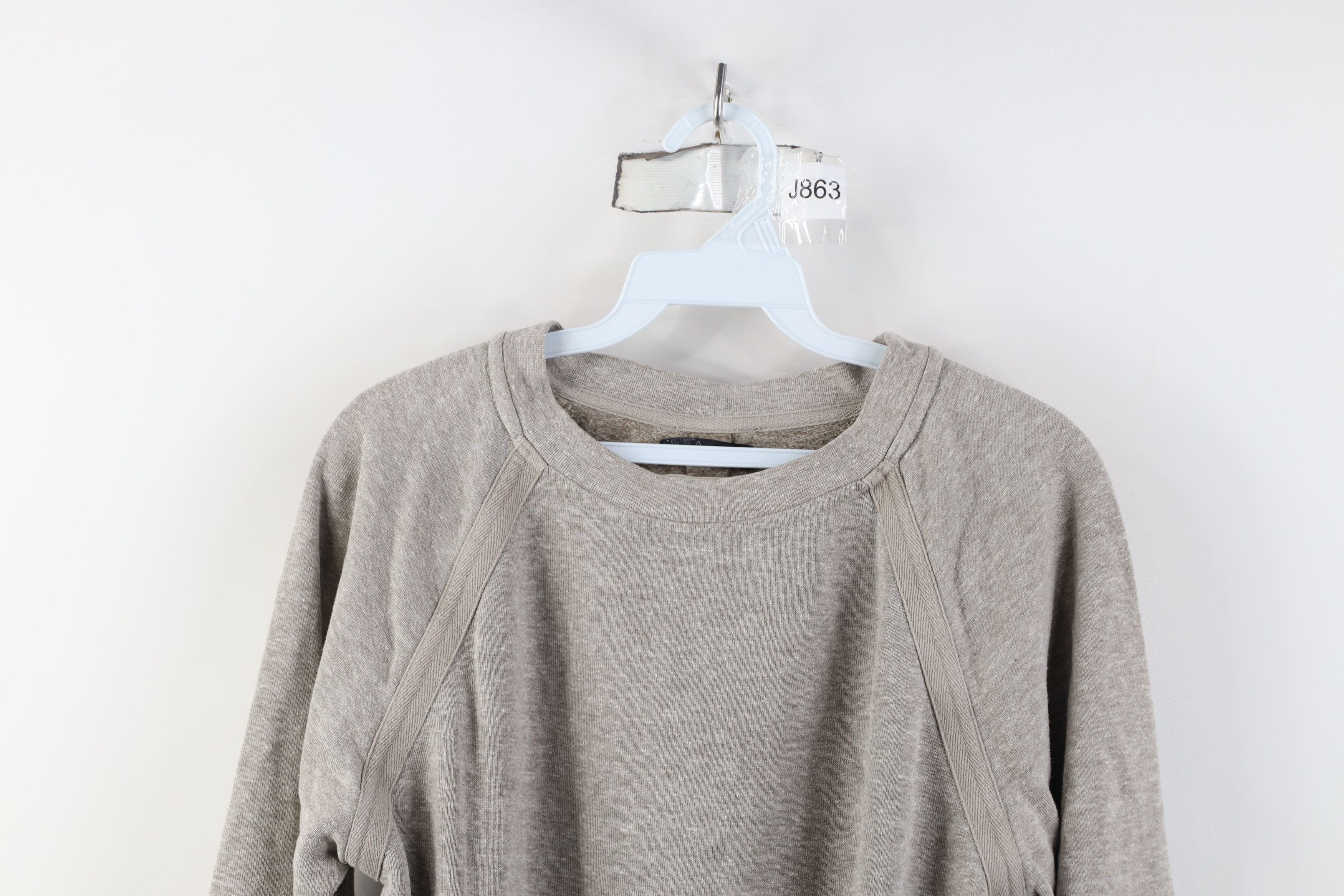Prana prAna Breathe Blank Linen Blend Crewneck Sweatshirt Gray Size M / US 6-8 / IT 42-44 - 2 Thumbnail