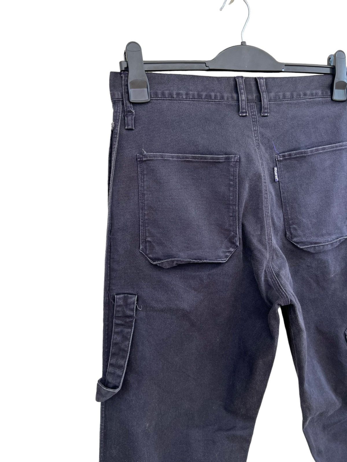 Vintage Vintage Brand DOARAT Japan Fade Black Cargo Trouser Pant Size US 31 - 15 Thumbnail