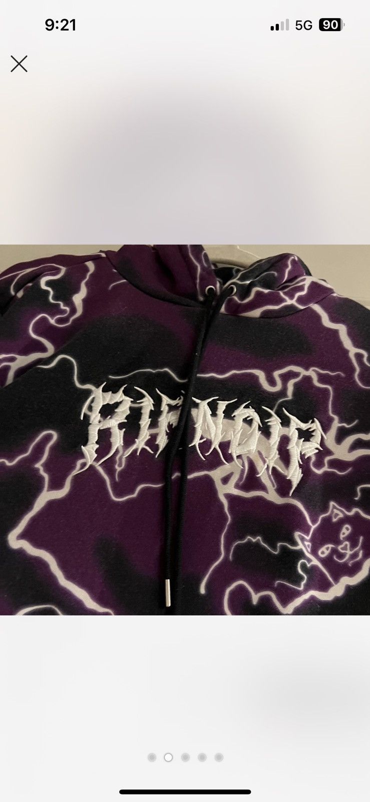 RIPNDIP Rip N Dip Lightning Hoodie Size US M / EU 48-50 / 2 - 2 Thumbnail