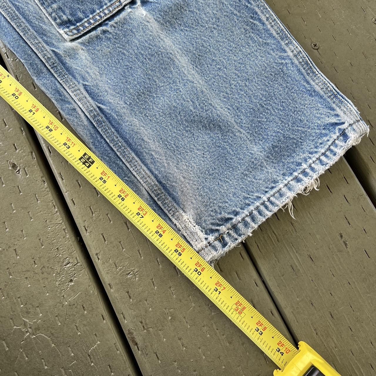 Vintage Vintage Y2K blue Carhartt double knee work carpenter pants Size US 38 / EU 54 - 6 Thumbnail