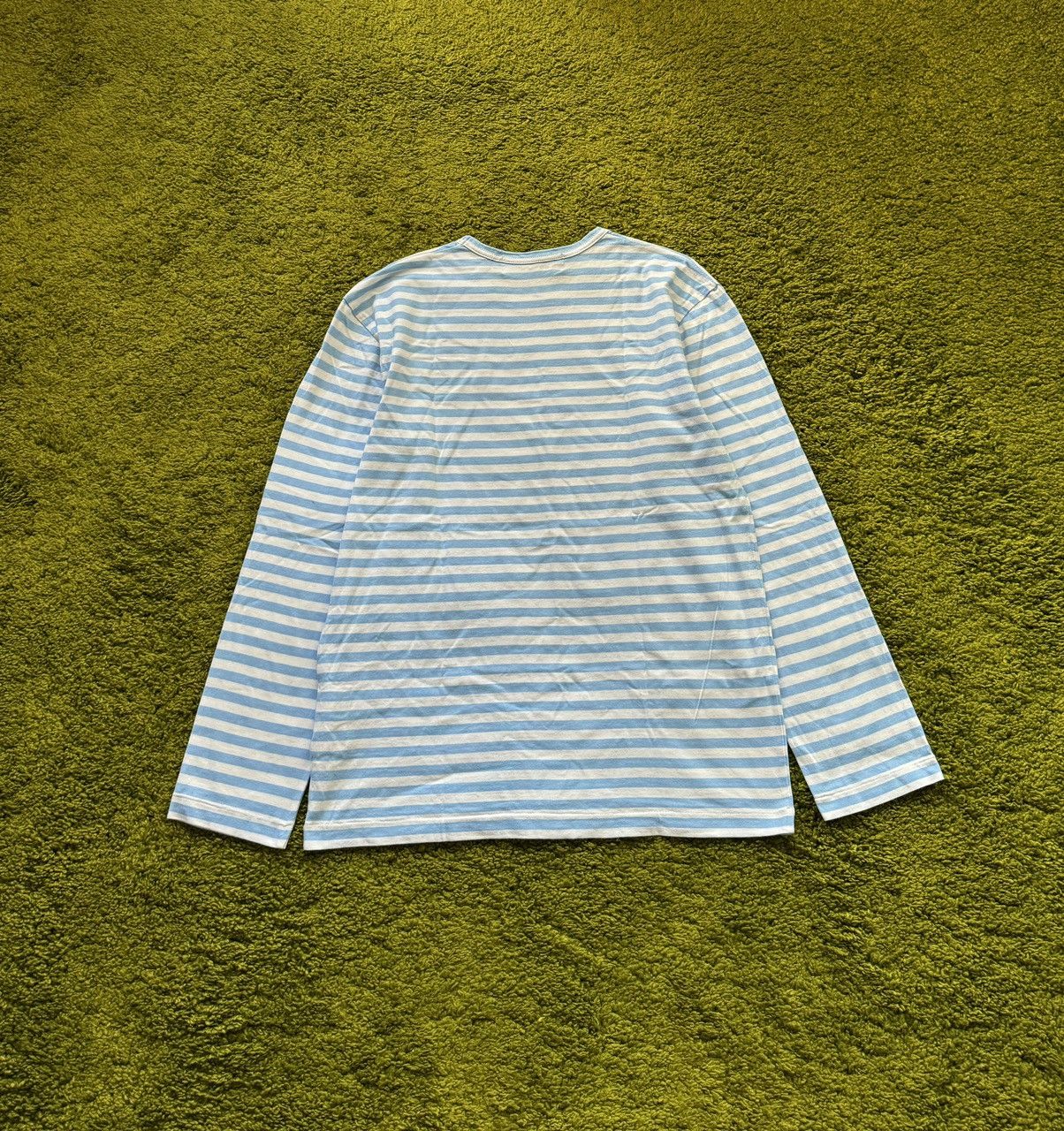 Comme des Garcons × Comme des Garcons PLAY × Japanese Brand Comme des Garçons CDG play striped longsleeve Size L / US 10 / IT 46 - 2 Thumbnail
