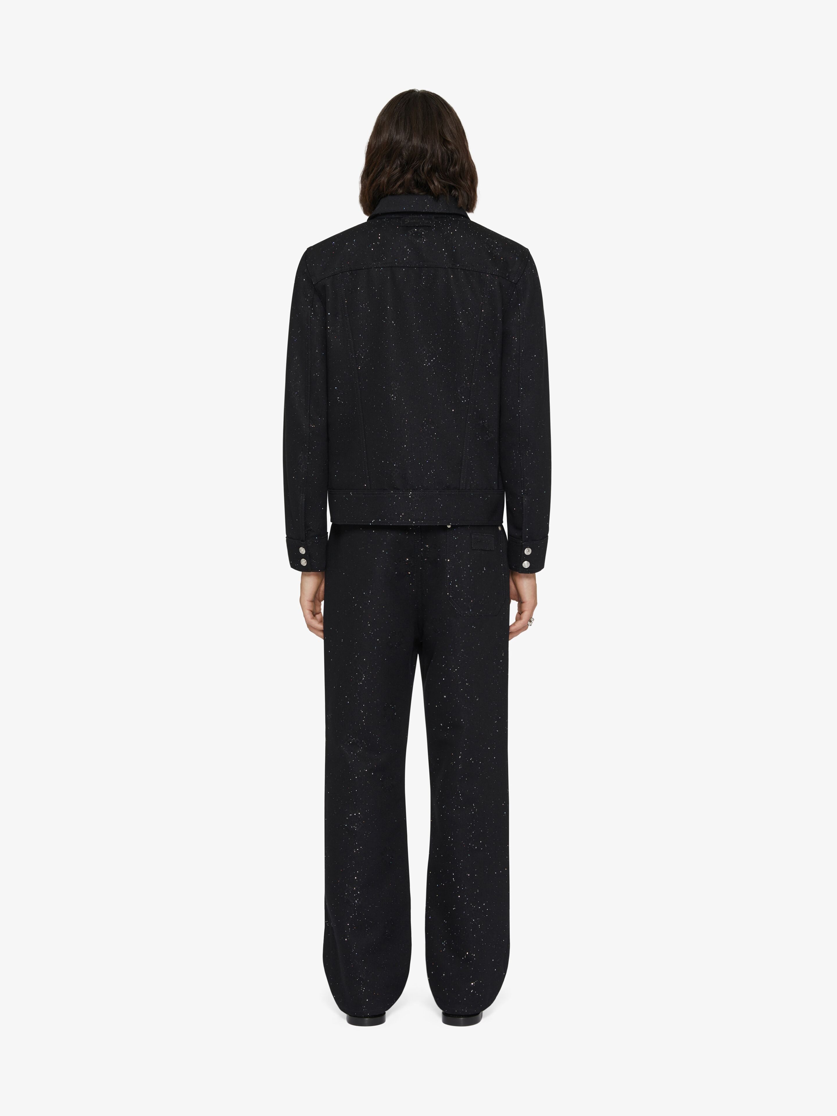Givenchy oc11z0725 Denim Jacket in Black Size US XXL / EU 58 / 5 - 3 Thumbnail