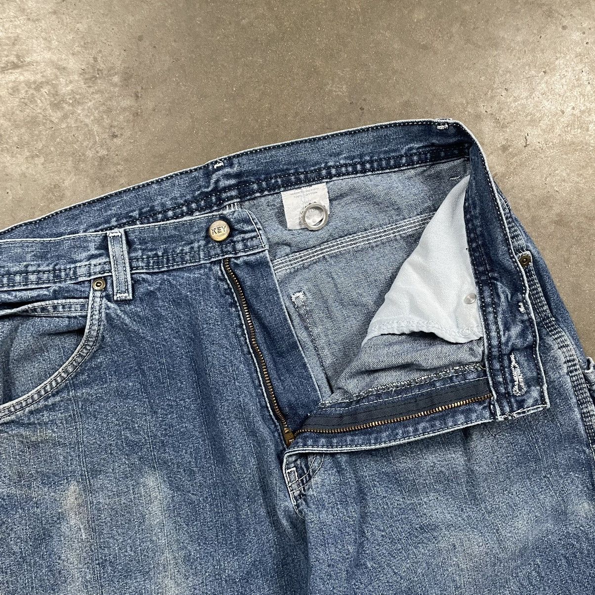Vintage Vintage Key Baggy Carpenter Jeans Dark Wash Skater Denim Size US 32 / EU 48 - 7 Thumbnail