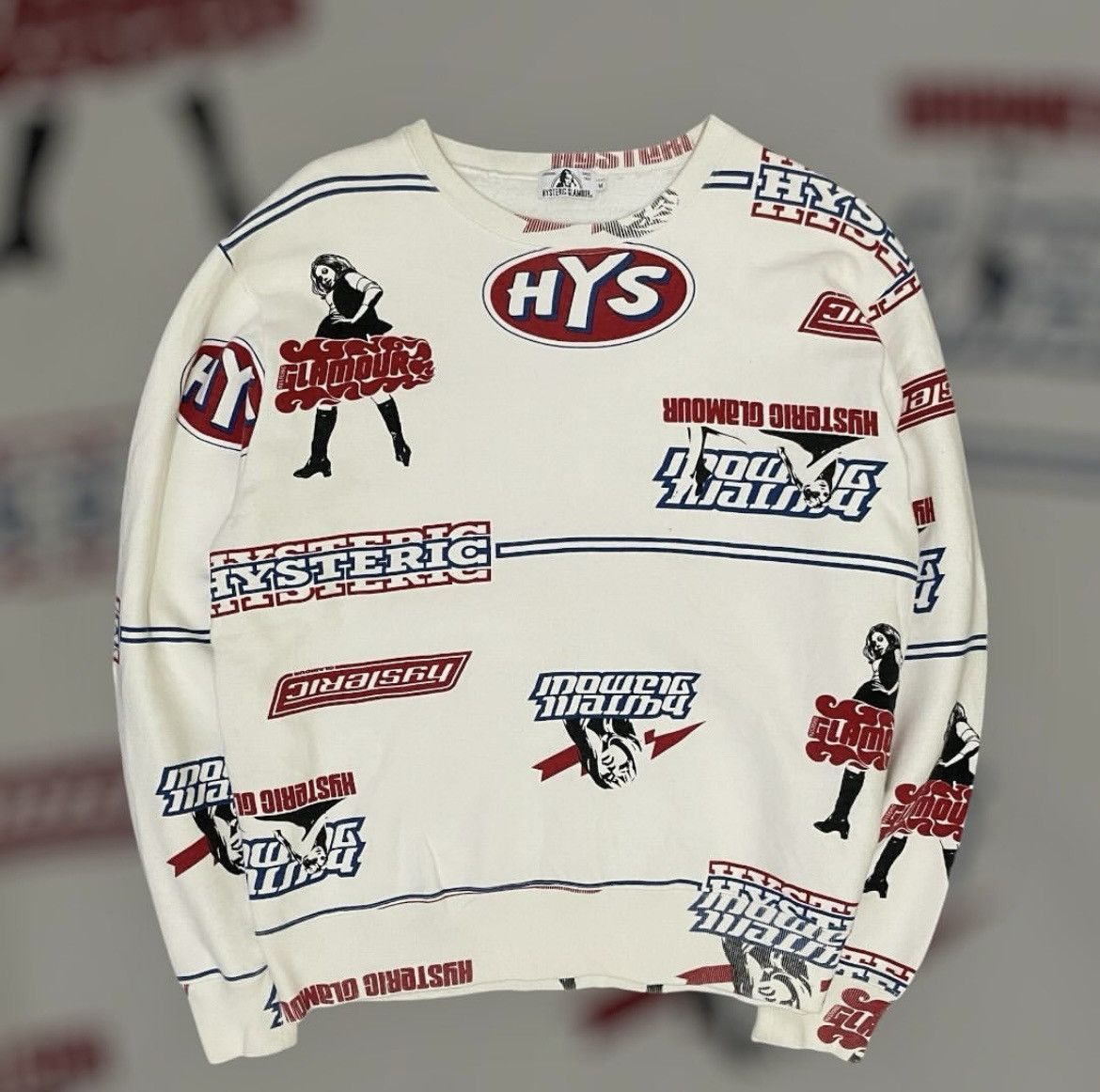 Hysteric Glamour SWEETSHIRT AOP HYSTERIC GLAMOUR Size US L / EU 52-54 / 3 - 1 Thumbnail