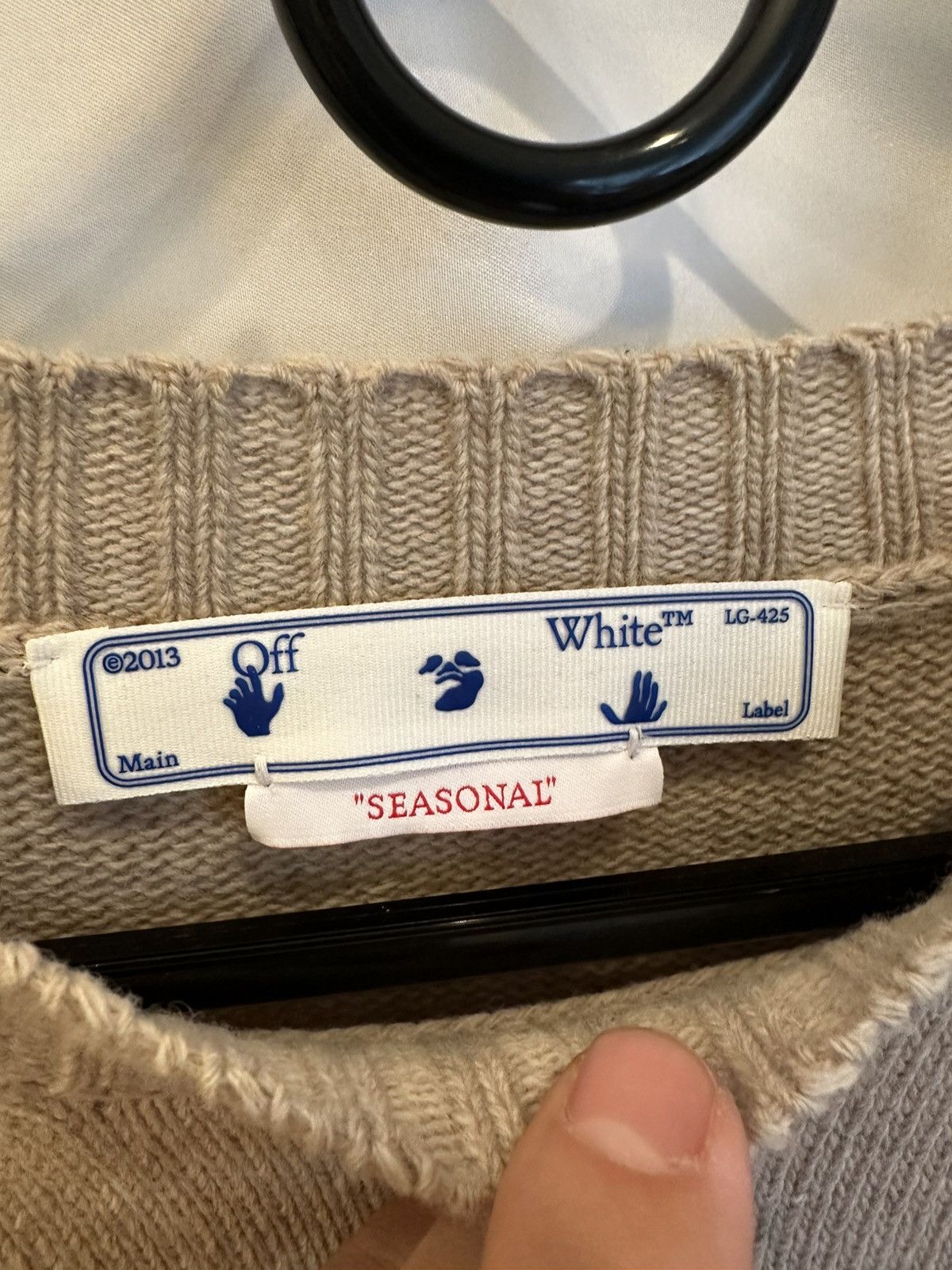 Off-White Off-White Sweater Size US XL / EU 56 / 4 - 3 Thumbnail