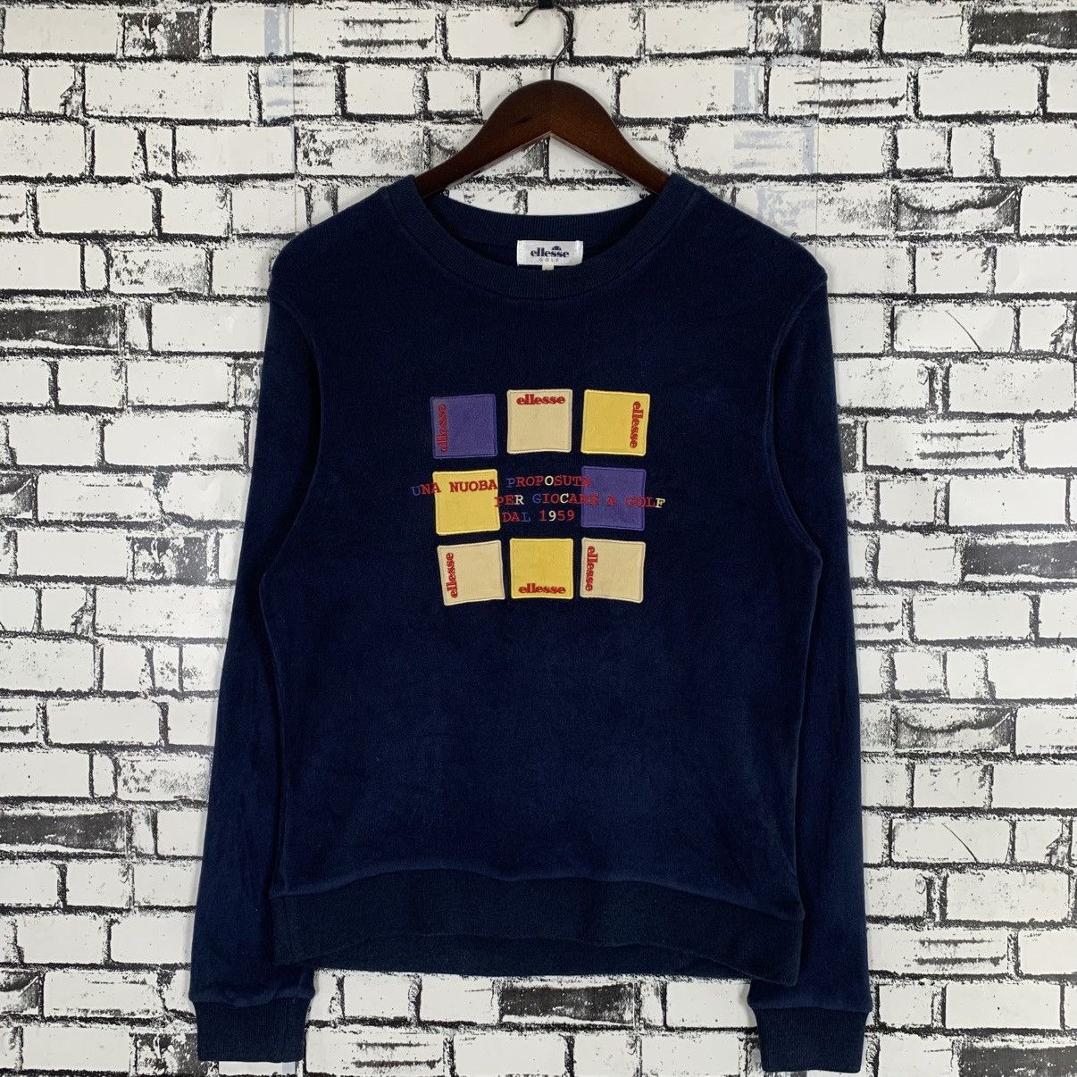 Designer × Ellesse Ellesse Golf Embroidery Logo Sweatshirt Size L / US 10 / IT 46 - 1 Thumbnail