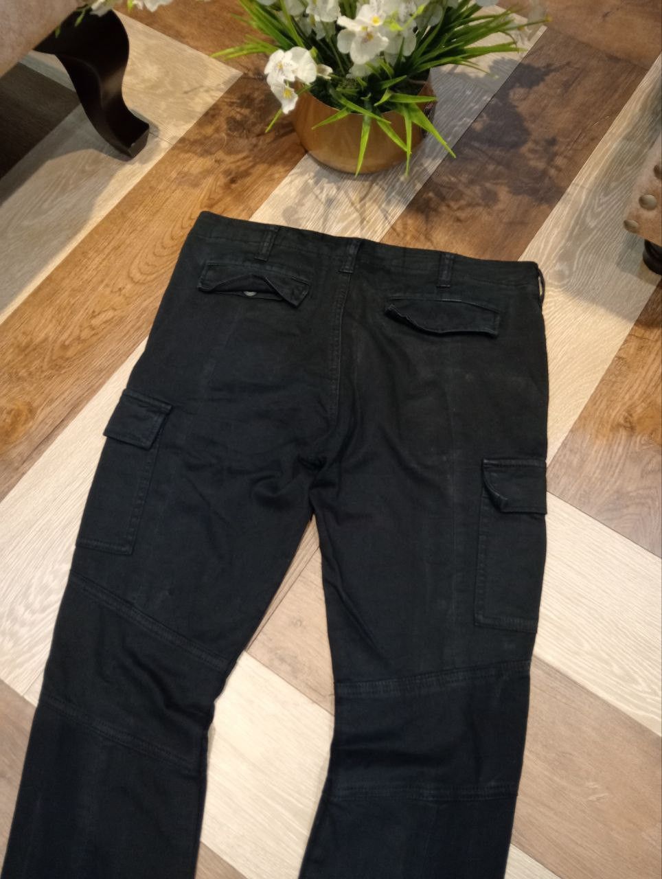 BUFFALO BOBS BUFFALO BOBS CRYSTAL ANKLE ZIP CARGO PANTS - BLACK Size US 33 - 8 Thumbnail