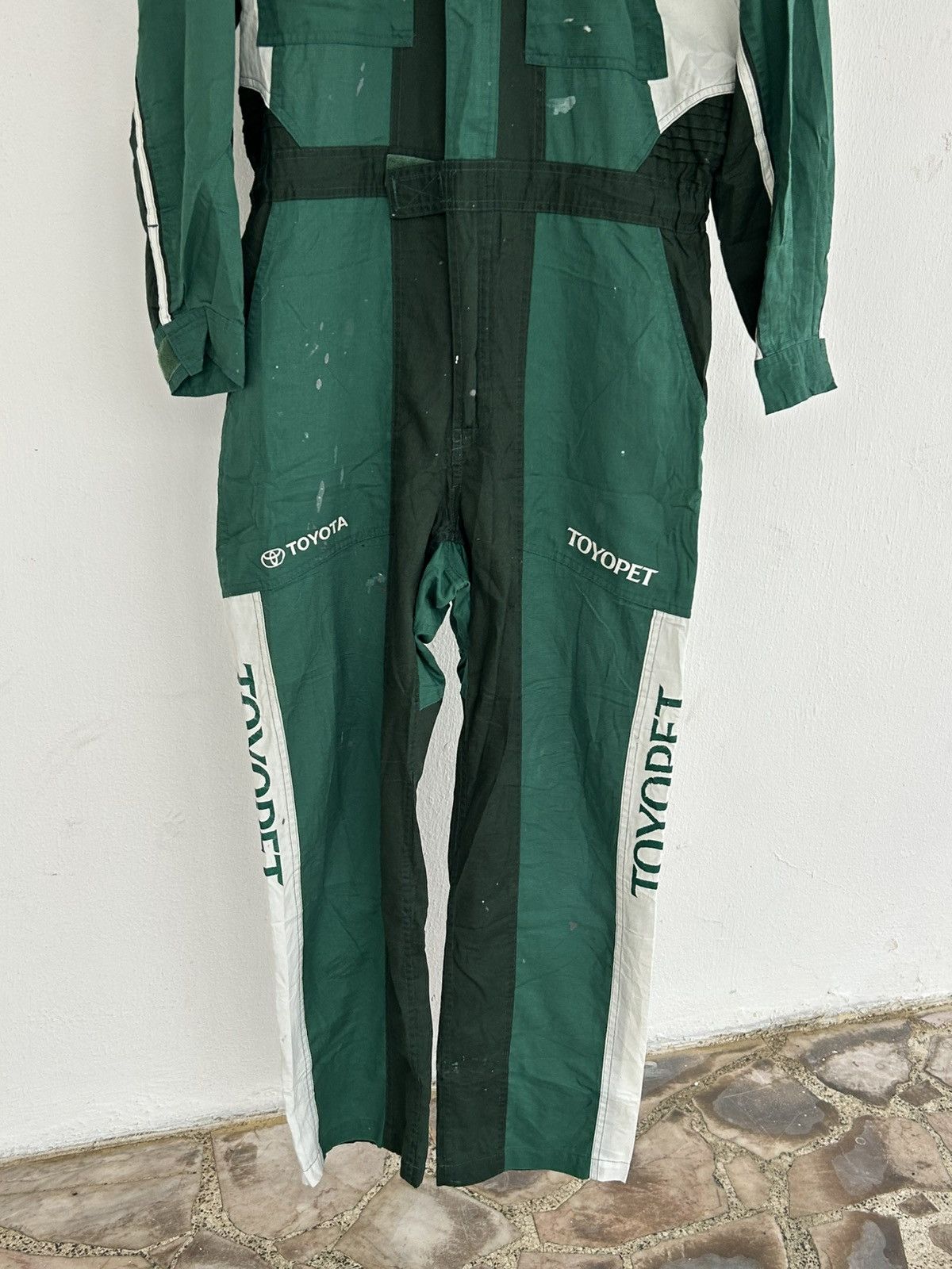 Vintage Toyopet Toyota Techno Vintage Coverall Japan Green Size US 34 / EU 50 - 8 Thumbnail