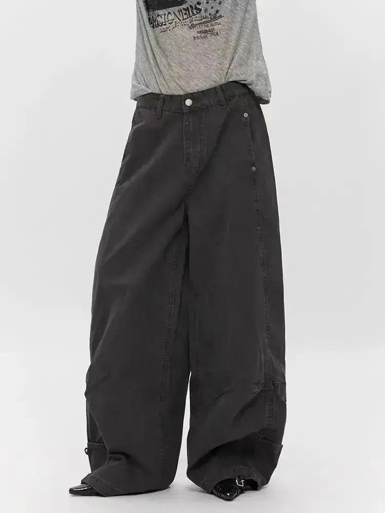 Japanese Brand Street washed and distressed lumberjack hip hop Y2K jeans Size US 32 / EU 48 - 1 Thumbnail