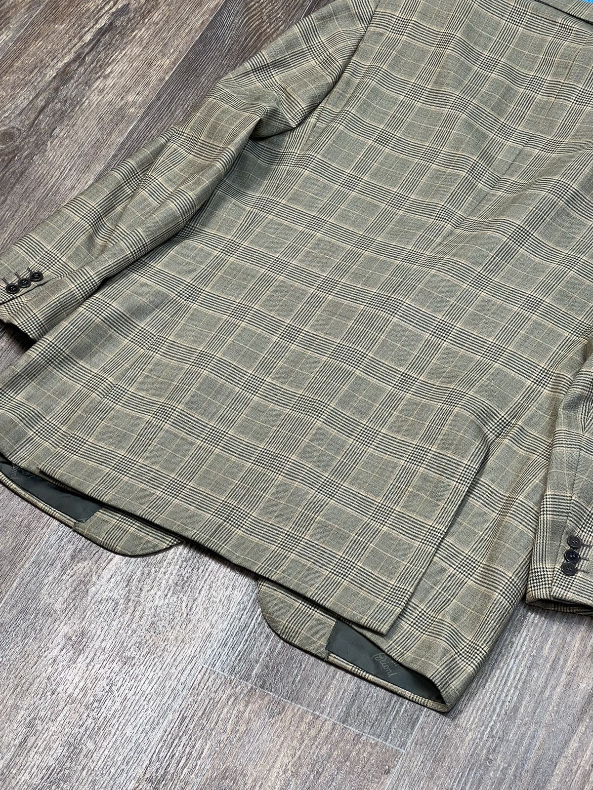 Brioni Brioni Parigi Wool Olive Check Blazer Two Buttons 52 Size 52S - 12 Thumbnail