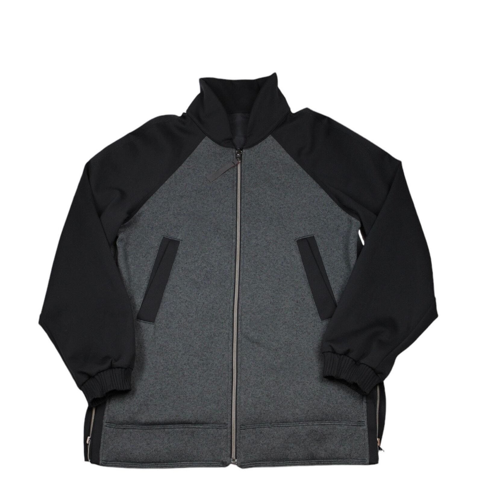 Lululemon LuluLemon Full Zip Up Bomber Jacket Gray/Black - Size Large Size US L / EU 52-54 / 3 - 1 Thumbnail