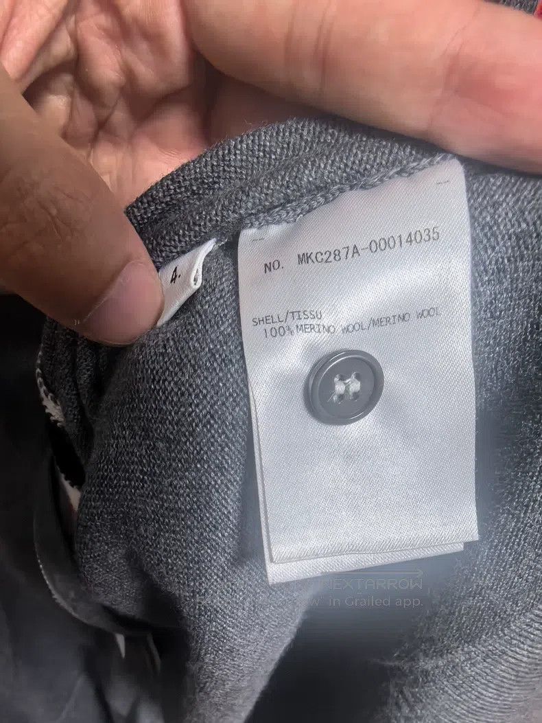 Thom Browne Thom Browne Wool zippered cap Size US XL / EU 56 / 4 - 4 Thumbnail