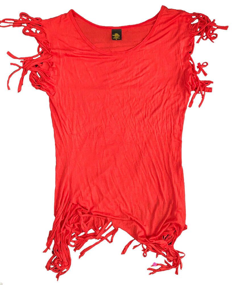 Designer New Orange Swim Suit Cover Up Dress M Size ONE SIZE - 2 Thumbnail