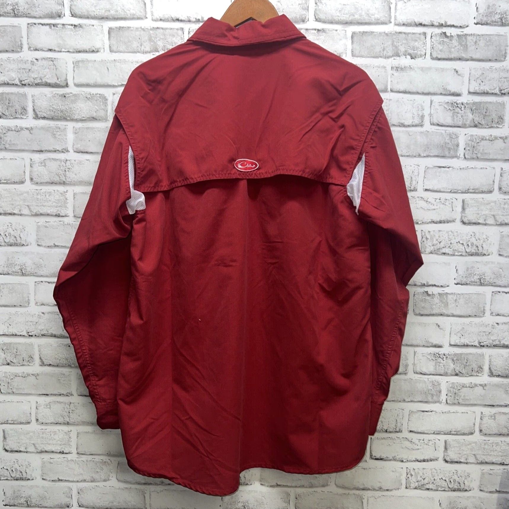 Vintage Drake Red Button Up Shirt Mens Size M Long Sleeve Vented Cotton Casual Size US M / EU 48-50 / 2 - 4 Thumbnail