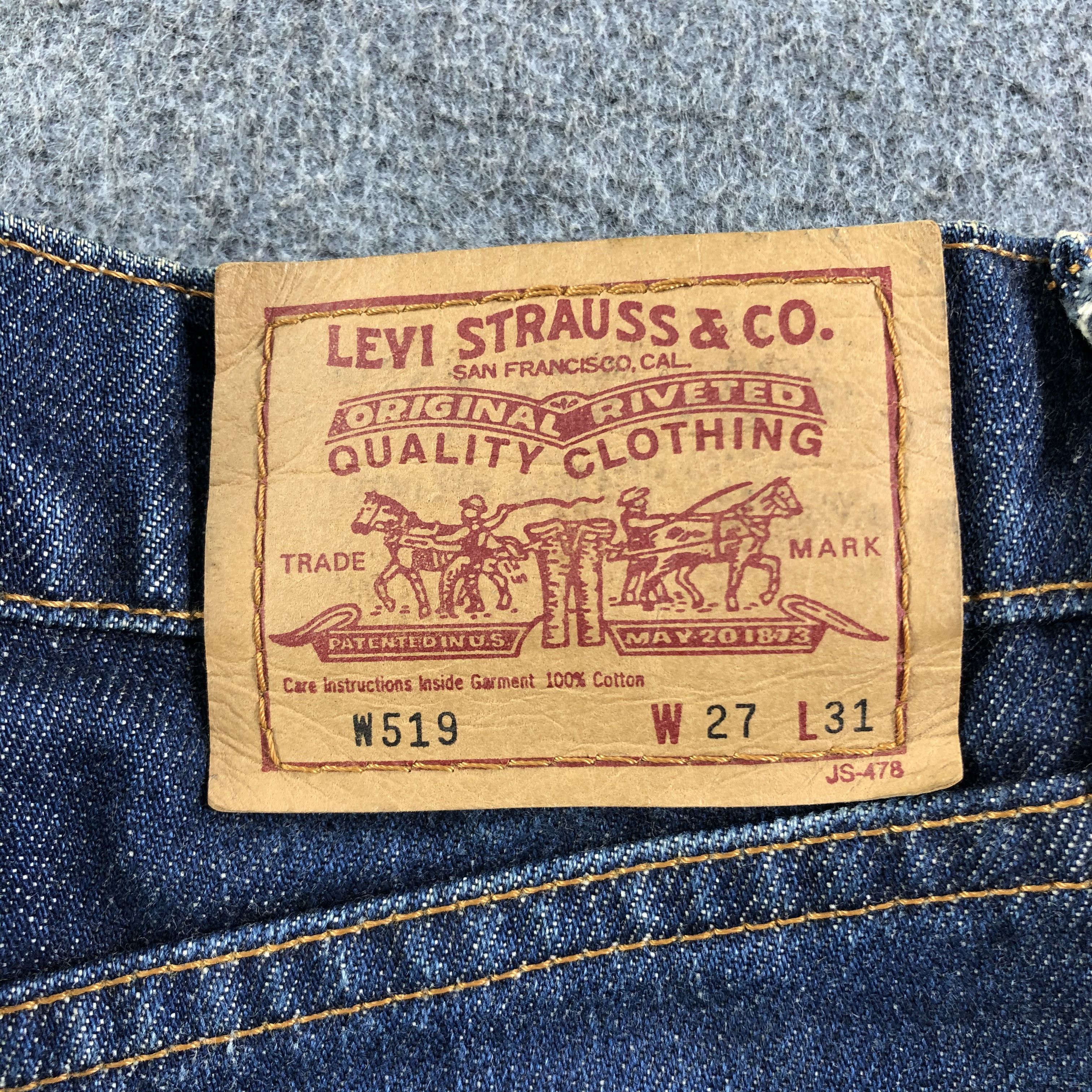 Levi's Vintage Blue Wash Levis 519 Jeans-J2731 Size 25" / US 0 / IT 36 - 5 Thumbnail
