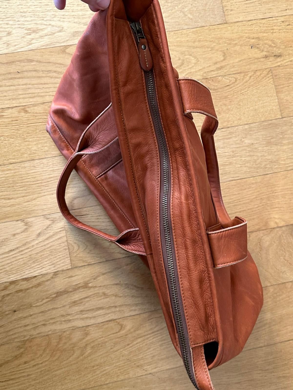 Japanese Brand Moto Leather Bag Size ONE SIZE - 5 Thumbnail