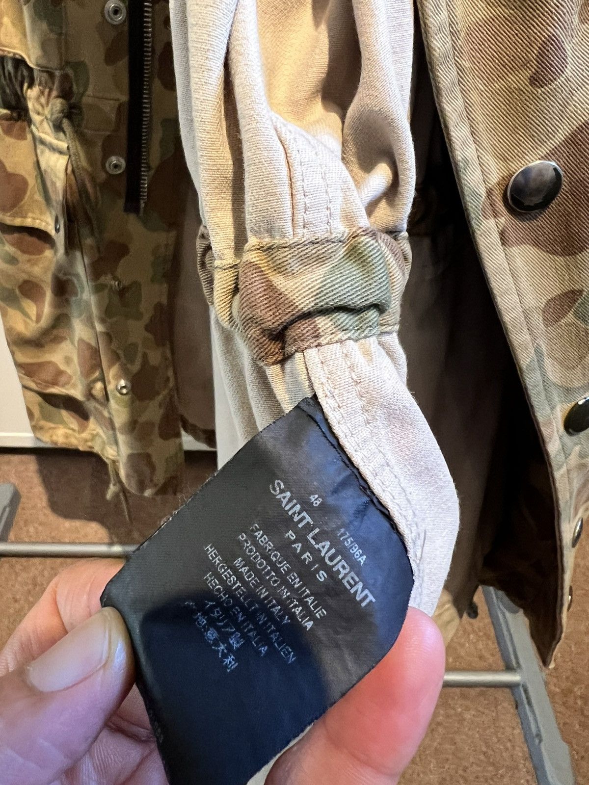 Saint Laurent Paris Saint laurent paris Camo parka Size US M / EU 48-50 / 2 - 6 Thumbnail