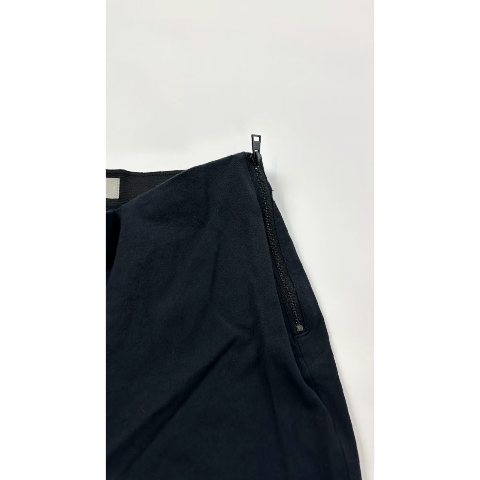 Everlane Everlane Pants Women's 4 Black Straight Leg Relaxed Mid Rise Back Seam Ankle Cotton Zip Pockets Casual 4 Regular Womens Size 27" / US 4 / IT 40 - 2 Thumbnail