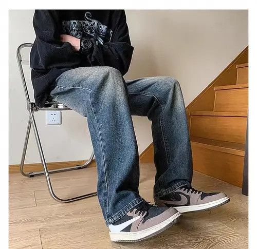Japanese Brand Masuda x Asano Light Blue High Street Vintage Loose Jeans Size US 34 / EU 50 - 7 Thumbnail