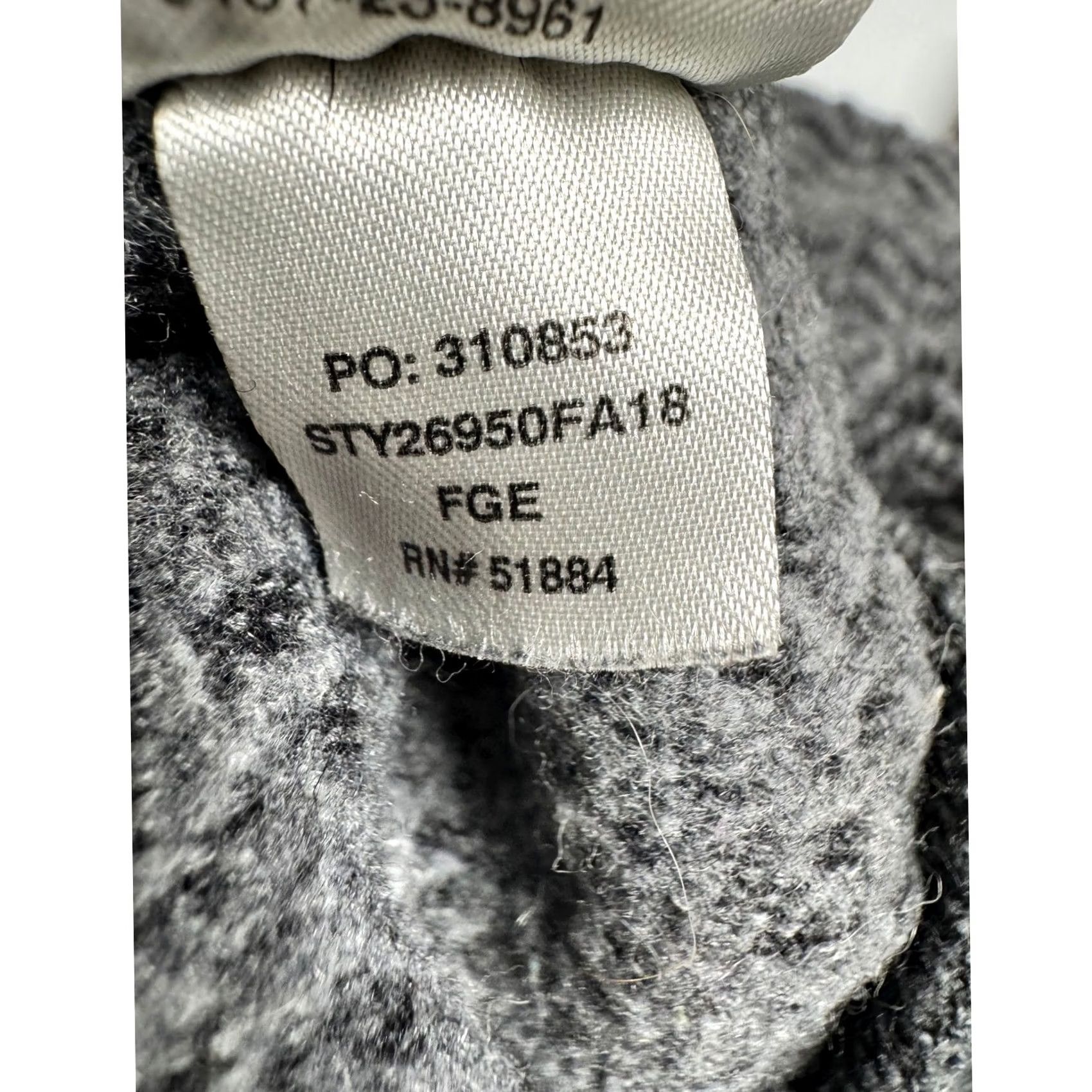 Patagonia Patagonia Gray Woolyester 1/4 Zip Pullover Sweater Adult M Herringbone Size M / US 6-8 / IT 42-44 - 5 Thumbnail