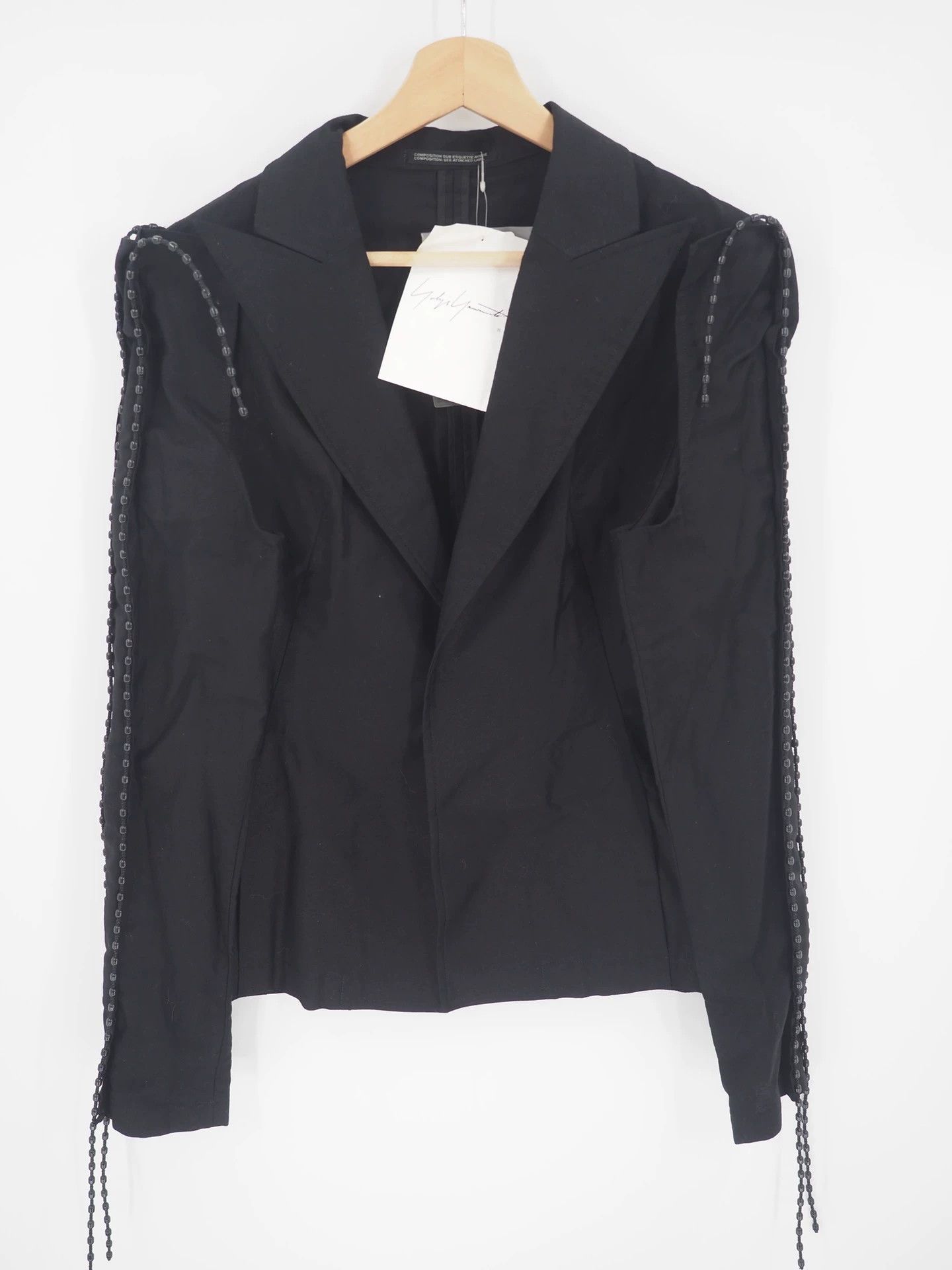 Yohji Yamamoto Show-Style Women's Deconstructed Beaded Suit