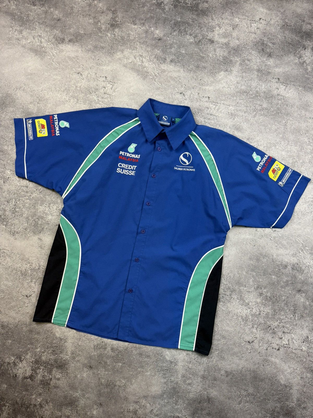 Formula 1 Vintage Sauber Petronas Malaysia Shirt Formula 1 Racing Size US M / EU 48-50 / 2 - 2 Thumbnail