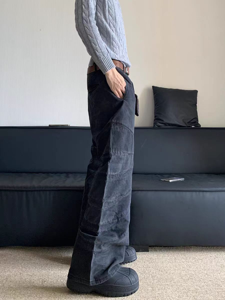Japanese Brand × Vintage Vintage pleated street baggy work pants Size US 33 - 2 Thumbnail