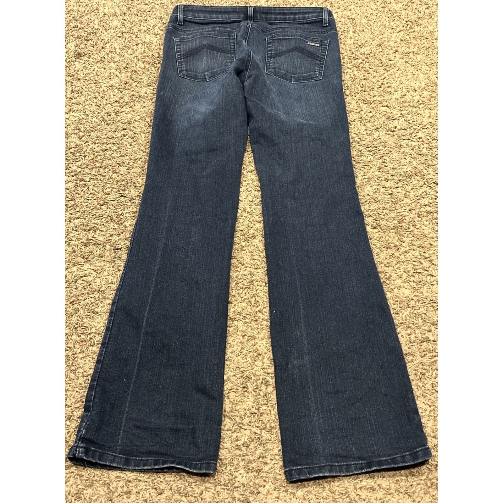 Michael Kors Michael Kors Jeans Bootcut Women’s 8 Denim Dark Wash Cotton Blend 31in Waist 32in Inseam Blue MPN A44 Size 30" / US 8 / IT 44 - 4 Thumbnail
