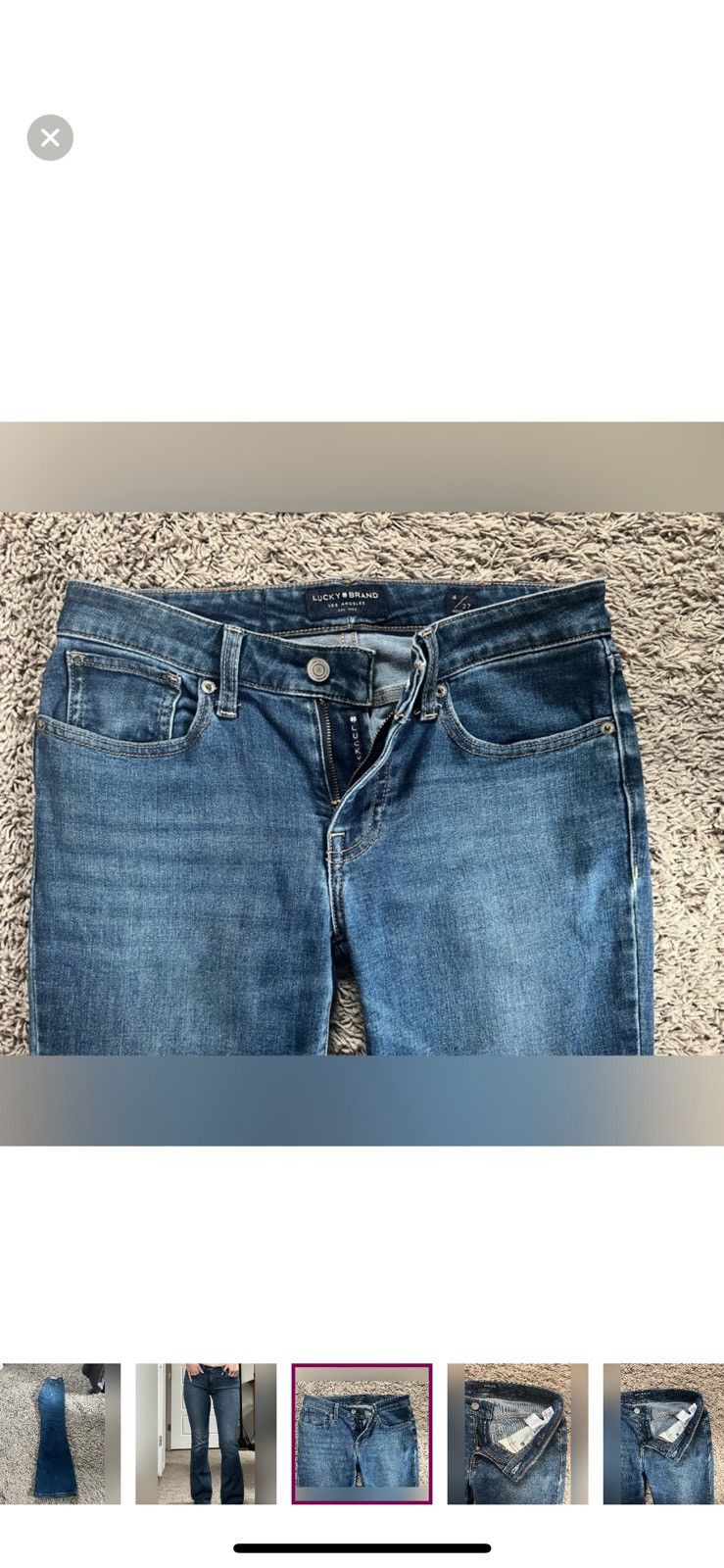 Lucky Brand Lucky Brand "Lolita" Low-Rise Bootcut jeans. Size 27/4. Size 27" / US 4 / IT 40 - 6 Thumbnail