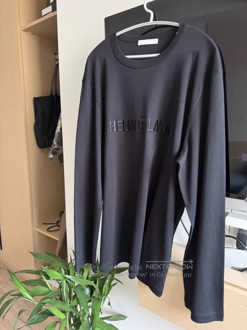 Helmut Lang Helmut Lang Solid Black Long Sleeve Size US M / EU 48-50 / 2 - 3 Thumbnail
